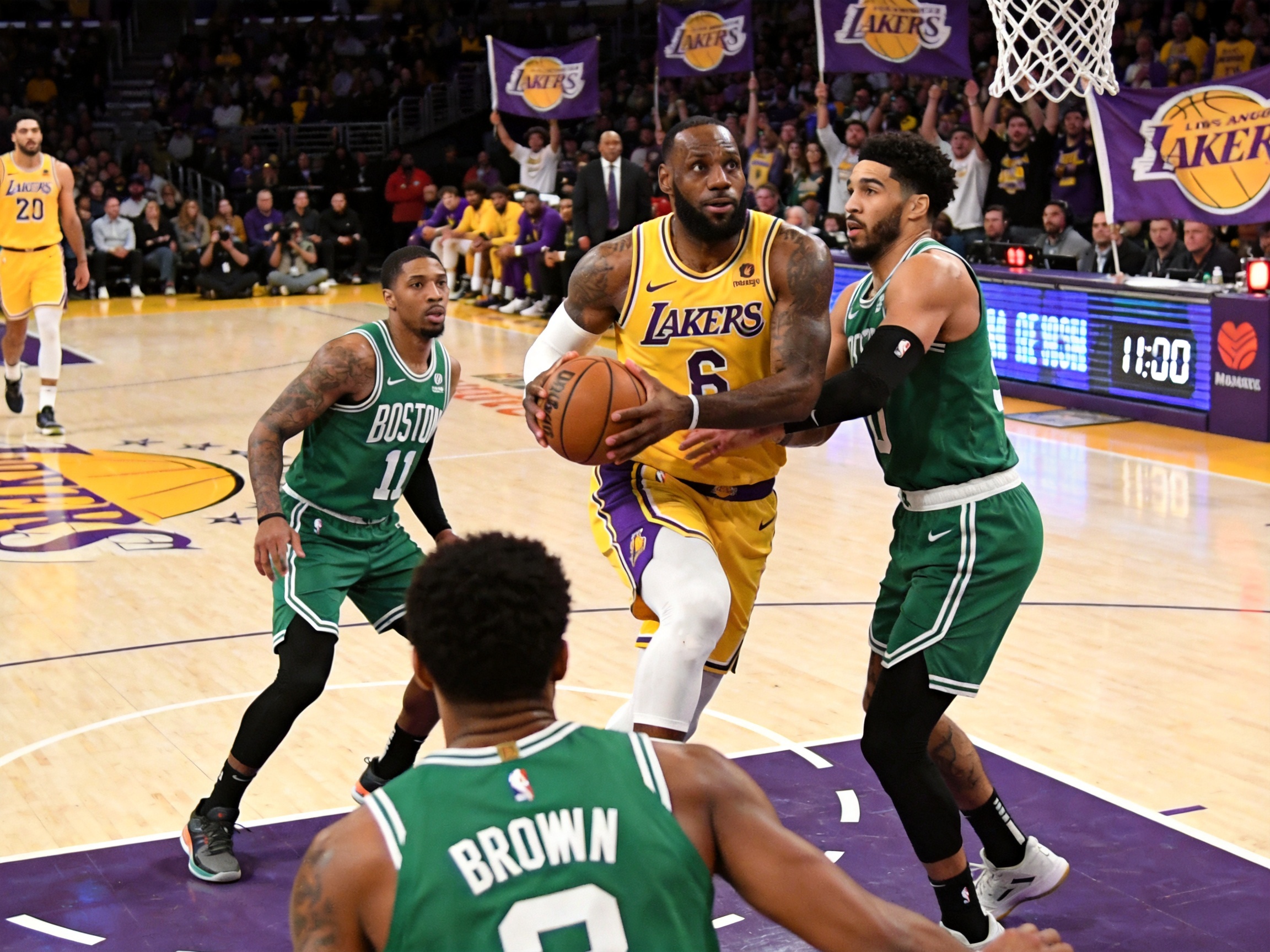 牛八体育新闻配图：NBA湖人凯尔特人